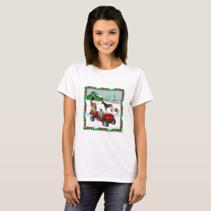 Camiseta Rancho de caballos de granja occidental ATV rojo p