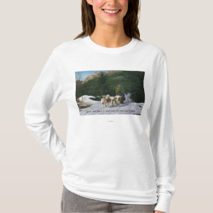 Camiseta Rancho del perro esquimal de Ed Clark, Dogsledding