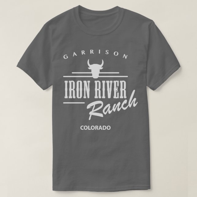 Camiseta Rancho del río Iron (Diseño del anverso)