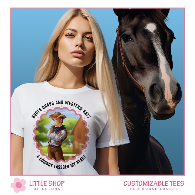 Camiseta Rancho del Vaquero del Oeste Personalizable (Subido por el creador)