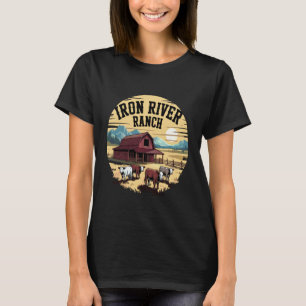 Camiseta Rancho Iron River Ganado Vacuno Ganadería Occident