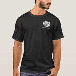 Camiseta Rancho Oval blanco y negro