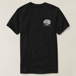 Camiseta Rancho Oval blanco y negro