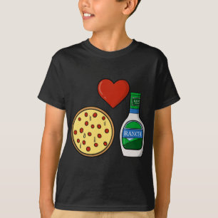 Camiseta Rancho Vestido Pizza Lover Gracioso Acondicionamie
