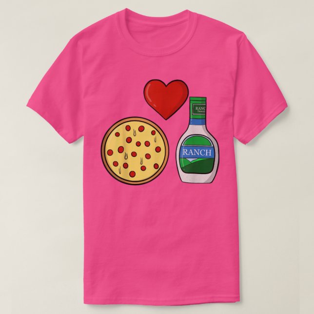 Camiseta Rancho Vestido Pizza Lover Gracioso Acondicionamie (Diseño del anverso)