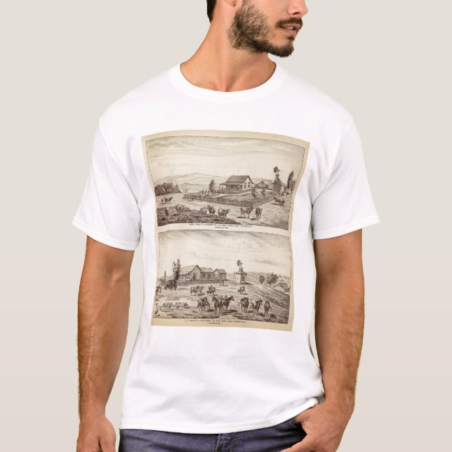 Camiseta Ranchos de las ovejas de la cala de los ciervos (Anverso)