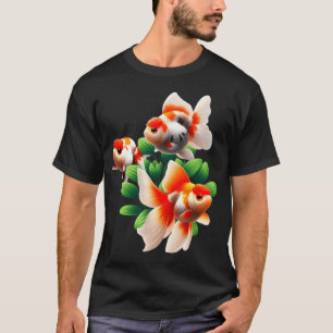 Camiseta Ranchu Goldfish Oranda Goldfish Acuario de Agua Du