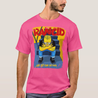 Camiseta Rancid E Surgem os Lobos Punk Rock Auténtico