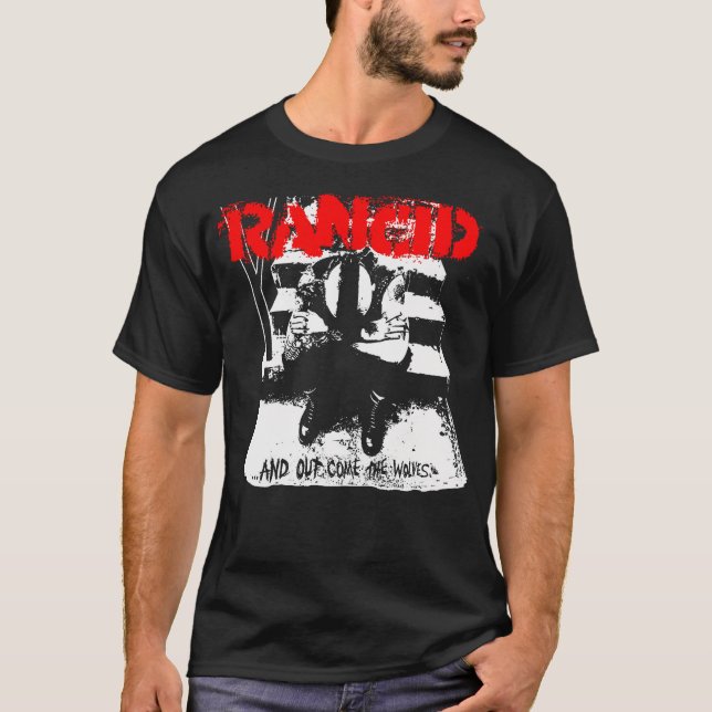 Camiseta Rancid - Mercancías Oficiales - Y Salir A La Luz (Anverso)