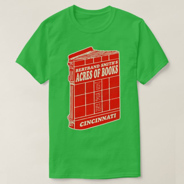 Camiseta Rand Smiths desertor Acres de libros Cincinnati (Diseño del anverso)
