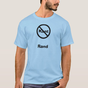 Camiseta Rand sobre Kant
