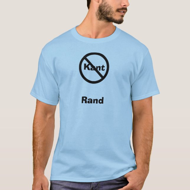 Camiseta Rand sobre Kant (Anverso)