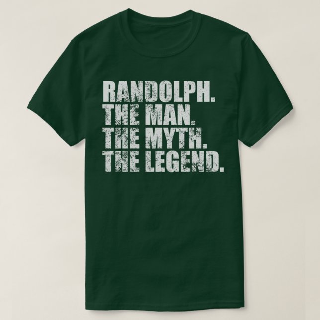 Camiseta RandolphRandolph Nombre de la familia Randolph ape (Diseño del anverso)