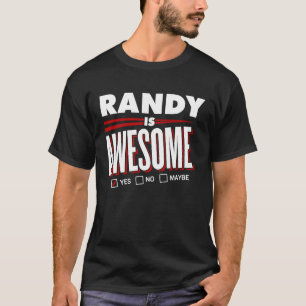 Camiseta RANDY Es Un Maravilloso Nombre De Amigo Familiar