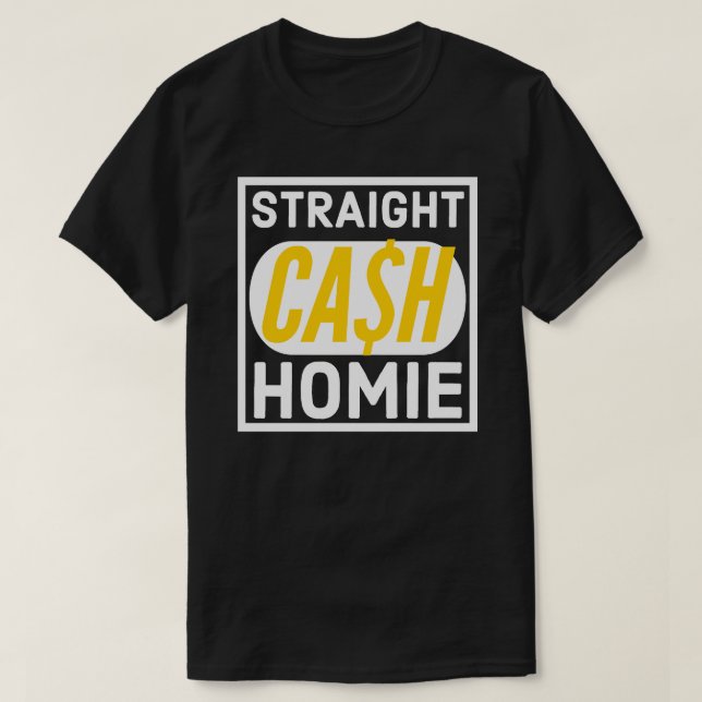 Camiseta randy moss directo cash homie (Diseño del anverso)