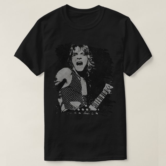 Camiseta Randy rhoads Retro Poster (Diseño del anverso)