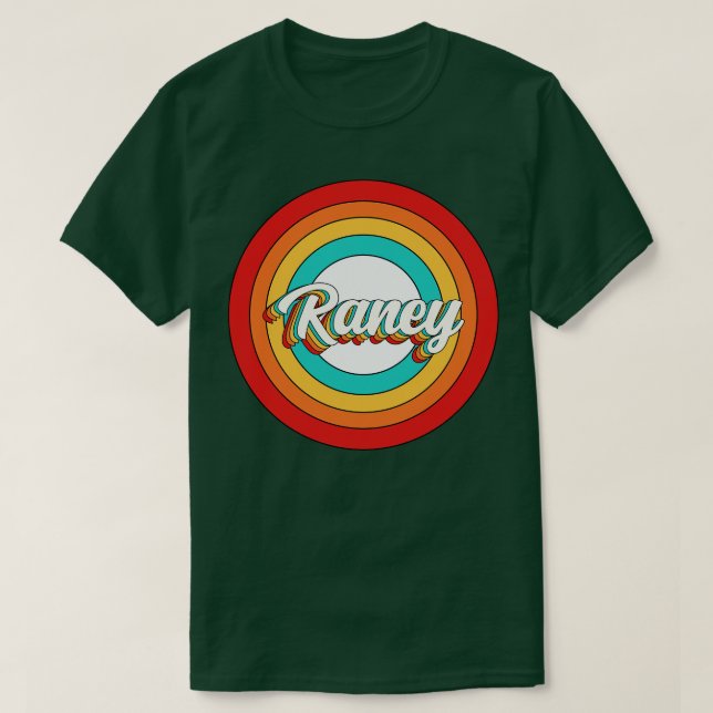 Camiseta Raney Name Shirt Vintage Raney Circle (Diseño del anverso)