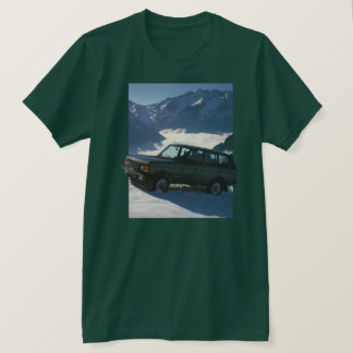 Camiseta Range Rover Classic en la nieve