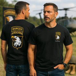 Camiseta Ranger Airborne Screaming Eagles Personalized