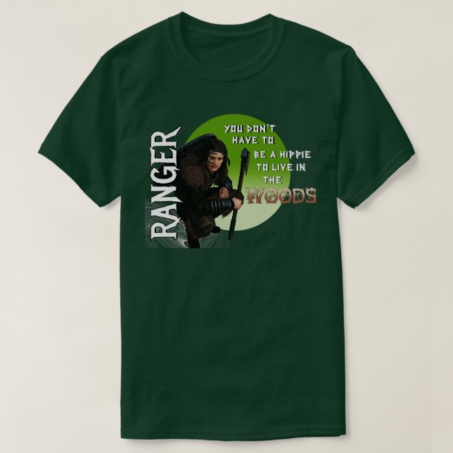 Camiseta Ranger de mazmorras y dragones (Diseño del anverso)