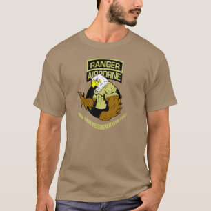 Camiseta Ranger del ejército "se mete con lo mejor"