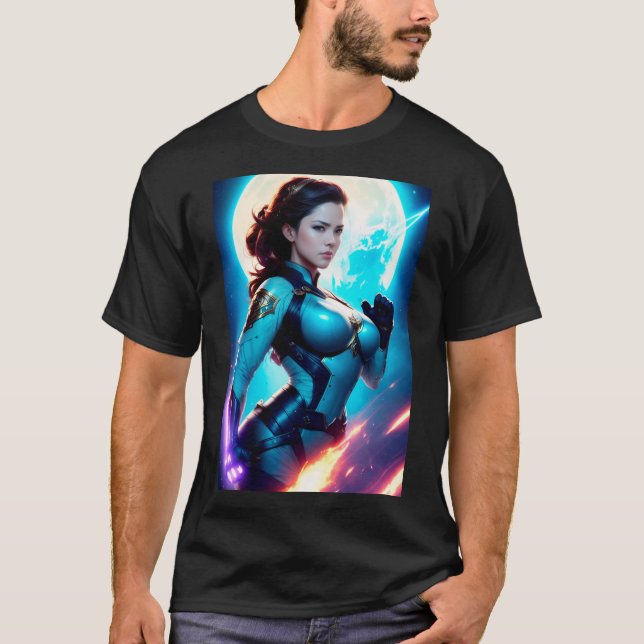 Camiseta Ranger espacial Nova Sci-Fi Retro 50 (Anverso)