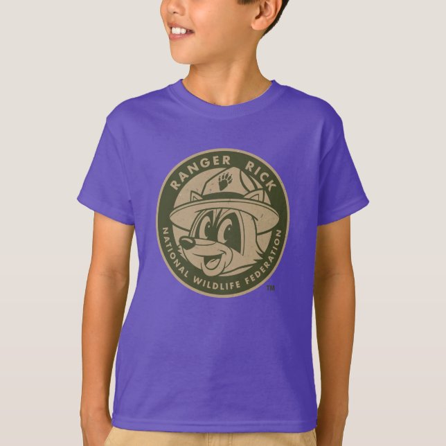 Camiseta Ranger Rick | Logo de Rick Khaki (Anverso)