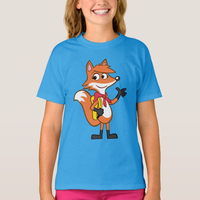 Camiseta Ranger Rick | Scarlett Fox Waving (Anverso)