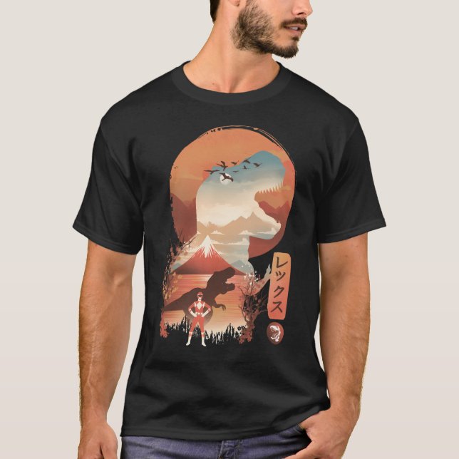 Camiseta Ranger Rojo Ukiyo E (Anverso)