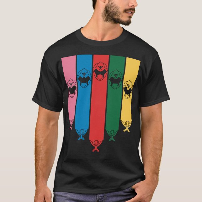 CAMISETA RANGERS DE PODER (Anverso)