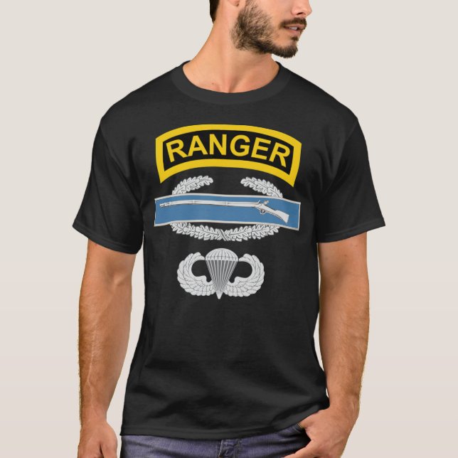 Camiseta Rangger CIB ropa de oro de camisas doradas (Anverso)