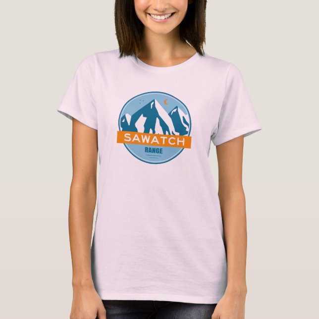 Camiseta Rango de Sawatch Colorado (Anverso)