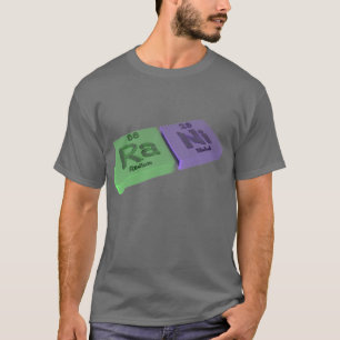 Camiseta Rani como el radio del Ra y níquel del Ni