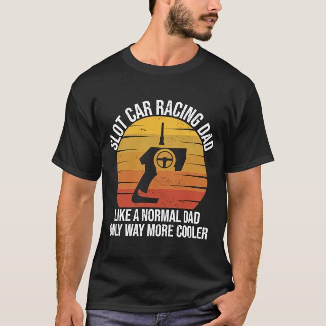 Camiseta Ranura Carreras de coche papá Juguete RC Racer de  (Anverso)