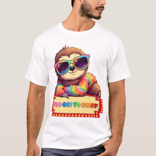 Camiseta Ranura de arco iris LGBT