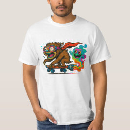 Camiseta Ranura de cohetes con sendero de fantasma