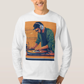 Camiseta "Ranura de patrón de giro