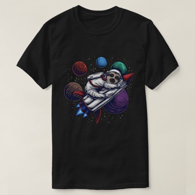 Camiseta Ranura espacial admirable (Diseño del anverso)