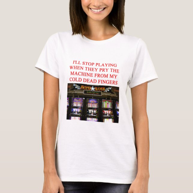 Camiseta RANURA la máquina tragaperras (Anverso)