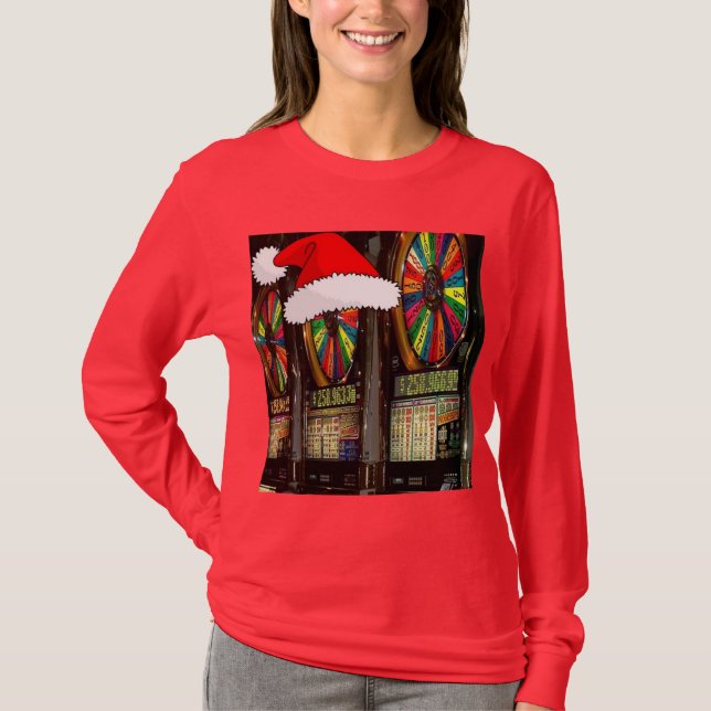 Camiseta Ranuras de Navidades de Las Vegas (Anverso)