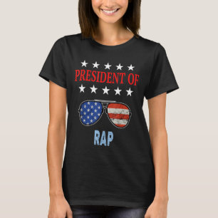 Camiseta Rap Accessories Usa Bandera Rap Diciendo