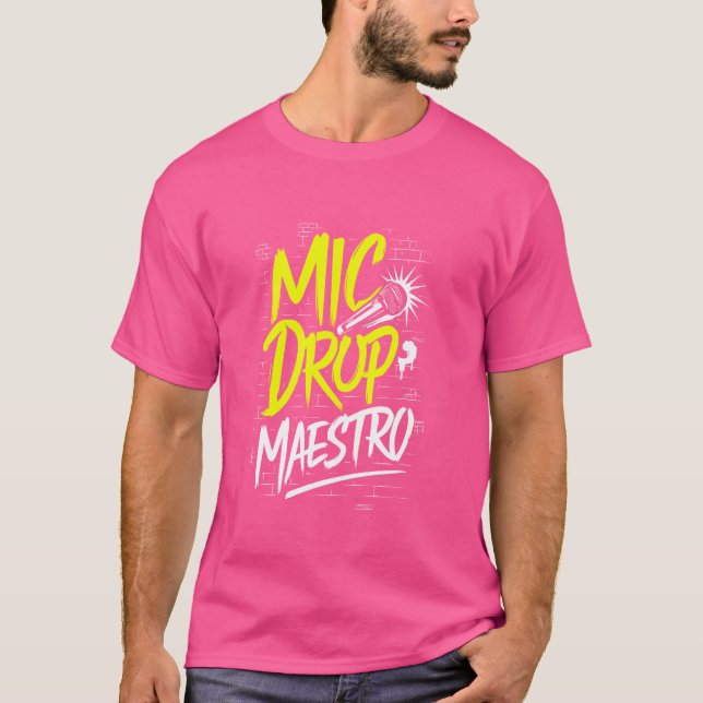 Camiseta Rap Batalla de la competencia de rap estilo libre  (Anverso)