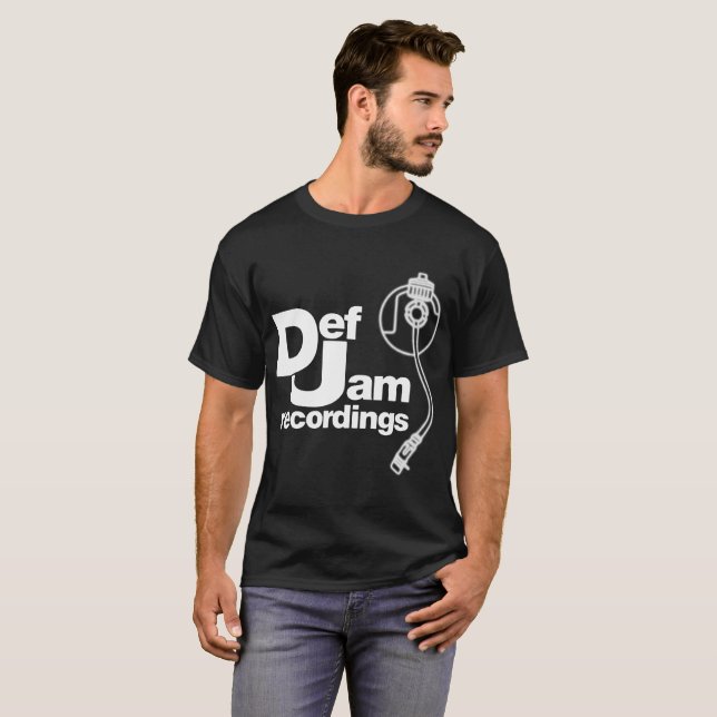 Camiseta rap clásico Hip Hop del nuevo de DEF del ATASCO (Anverso completo)