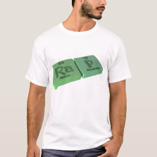 Camiseta Rap como el radio del Ra y fósforo de P