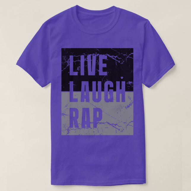 Camiseta Rap de la risa en vivo (Diseño del anverso)