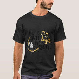 Camiseta Rap De Niño Segundo Cumpleaños Sr. Dos Legit Hip H