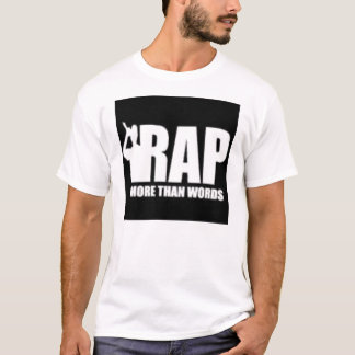 Camiseta Rap de Recordz del resplandor del blanco apenas