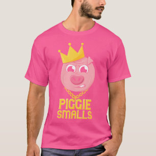 Camiseta Rap Hip Hop Piggie huele a Perro Granjero de Cerdo