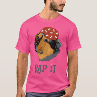 Camiseta Rap It dogman rapero perros mascotas amante regalo