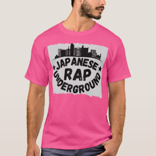 Camiseta Rap japonés bajo tierra japonés